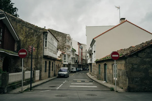 Muxia Uma Pequena Cidade Costeira Destino Turístico Costa Morte Coruna — Fotografia de Stock