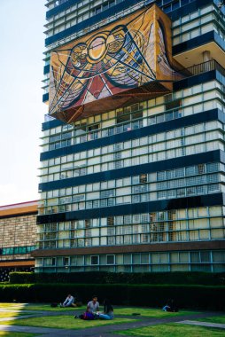 Universidad Nacional Otonom de Mexico Unam Merkez Üniversitesi Şehir Kampüsü Unesco Dünya Mirası Bölgesi.