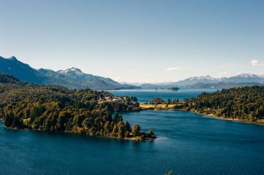 Nahuel Huapi lake, San Carlos de Bariloche Argentina. clipart