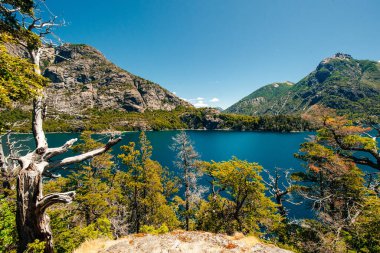 Nahuel Huapi Gölü, San Carlos de Bariloche Arjantin.