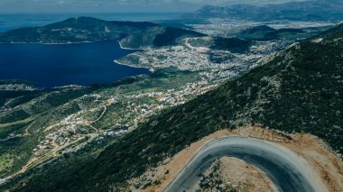 Kalkan 'ın göz kamaştırıcı manzarası güzel bir koy, büyüleyici plajları, büyüleyici doğası. Yüksek kalite fotoğraf