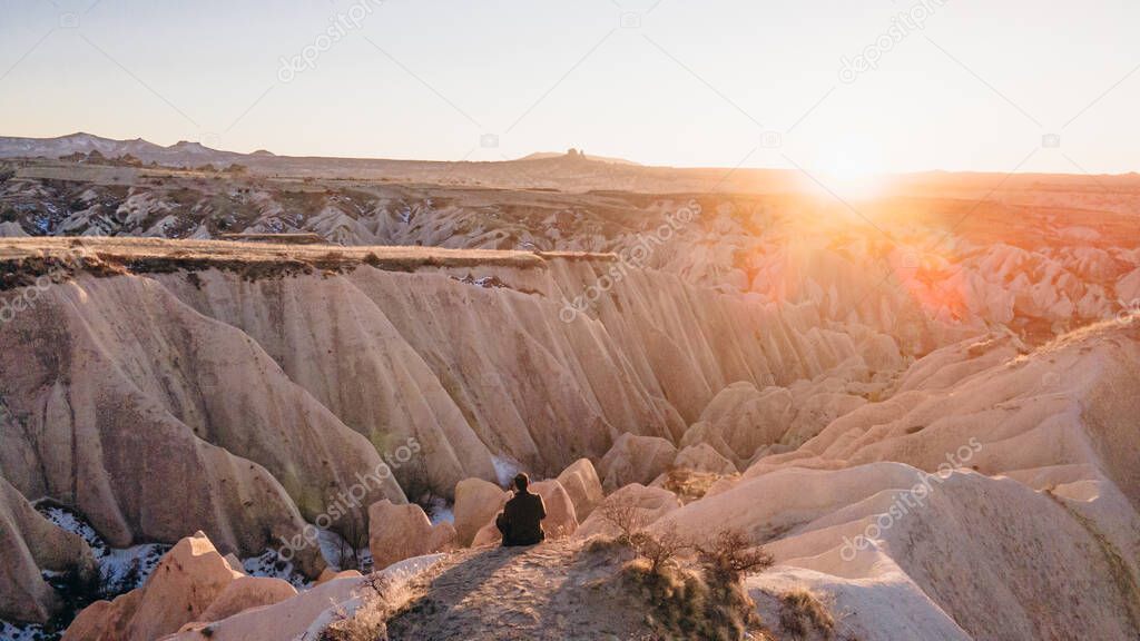 Rose valley Goreme Cappadocia Turkey . High quality photo