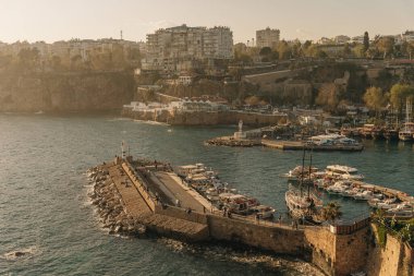 Harbor in Antalya old town or Kaleici in Turkey