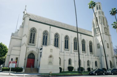 Los Angeles, ABD - Eylül, 2021 St. James Episcopal Kilisesi