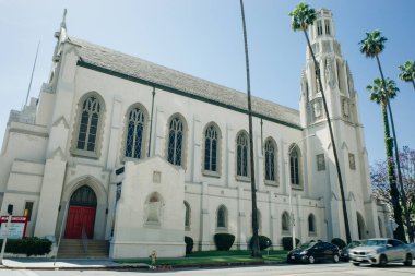 Los Angeles, ABD - Eylül, 2021 St. James Episcopal Kilisesi