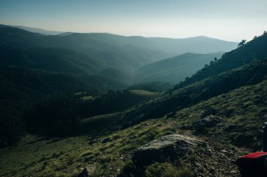 Dedegol Tepesi Dağı 'nın Türkiye manzarası. Yüksek kalite fotoğraf