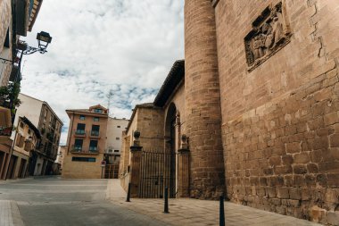 NaJERA, LA RIOJA, SPAIN - OCT, 2021 monastery of Santa Maria la Real in Najera High quality photo clipart