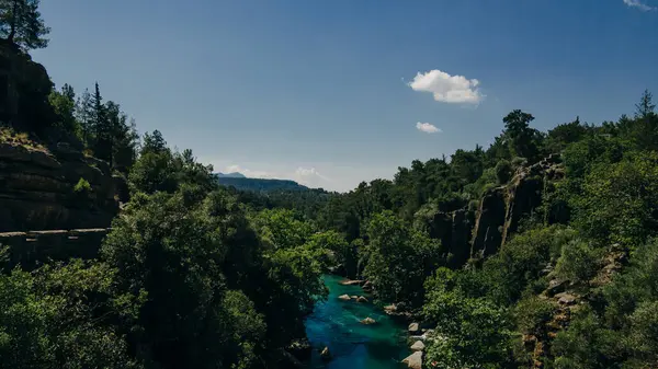 Koprulu Canyon Ulusal Parkı. Köprü ve su kaynakları. Manavgat, Antalya, Türkiye. Yüksek kalite fotoğraf