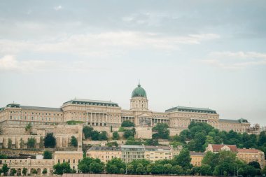 Buda Castle Royal Palace on Hill Hungary Budapest Europe - sep, 2021. High quality photo clipart