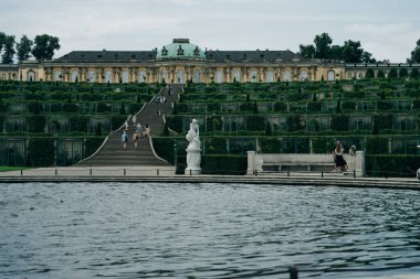 Potsdam, Germany - Sep, 2021 Visiting the royal palace und park Sanssouci in Potsdam. High quality photo clipart