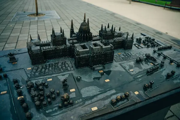 Budapeşte, Macaristan 'daki heykel anıtı - sep, 2021. Yüksek kalite fotoğraf