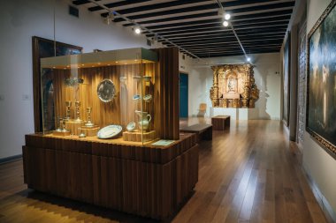 LOGRONO, İspanya - No, 2021 Müze, Müze, La Rioja. Yüksek kalite fotoğraf