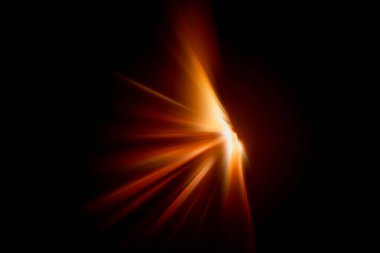 Alevler güzel bir lazer ışığı yapıyor..