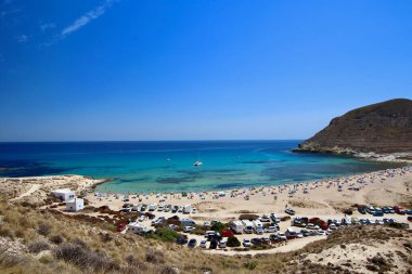 Amazing view of el Playazo de Rodalquilar, one of the most beautiful spots in Cabo de Gata natural park, Nijar, Spain.