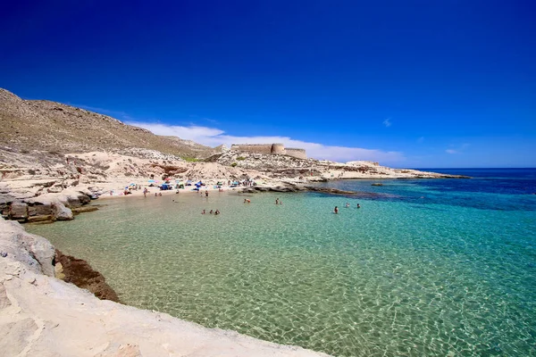 Amazing View Playazo Rodalquilar One Most Beautiful Spots Cabo Gata — Stock fotografie