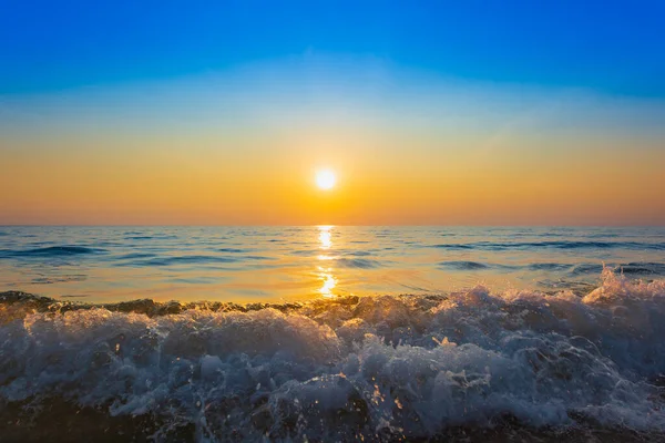 Красивое Море Закате — стоковое фото