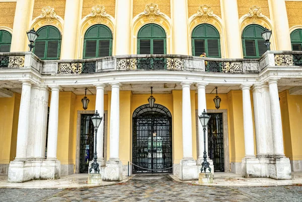 Vienna Austria October 2021 Majestic Luxurious Facade Schnbrunn Imperial Palace — Stock Photo, Image