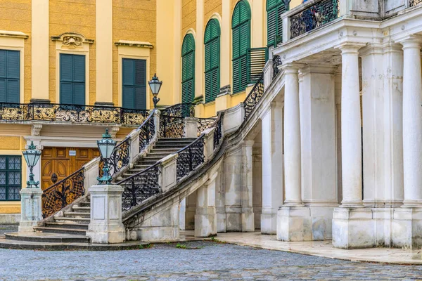 Vienna Austria October 2021 Majestic Luxurious Facade Schnbrunn Imperial Palace — Stock Photo, Image