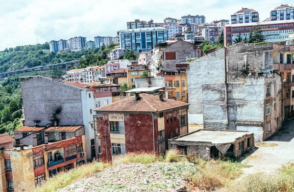 Анкара Туреччина Червня 2021 Старі Будинки Руйнуються Схили Пагорбів Нетрях — стокове фото
