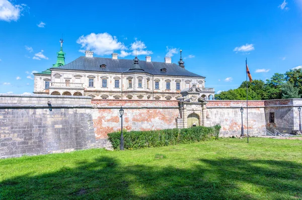Pidhirtsi Région Lviv Ukraine Mars 2021 Ancien Château Médiéval Abandonné — Photo