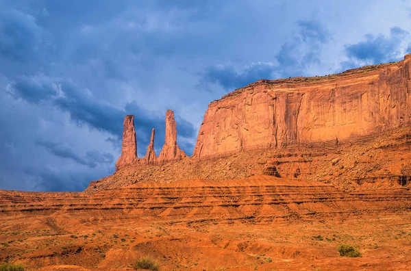 Kameny Monument Valley Divoký Západ Usa — Stock fotografie
