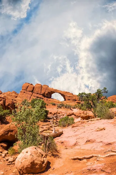 Arco Horizontal Parque Nacional Arches Utah — Foto de Stock