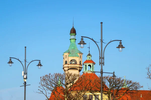 Stara Latarnia Morska Sopot Polska — Zdjęcie stockowe