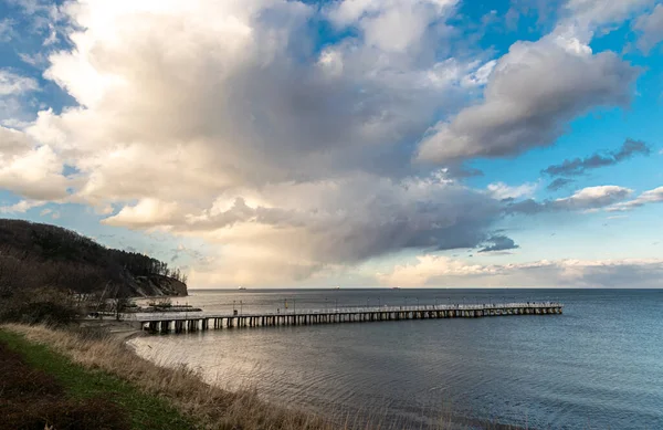 Rocks Sandy Beach Coast Baltic Sea Gdynia — Stock Photo, Image