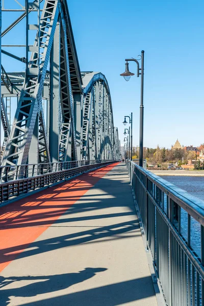 Bridge Vistula River City Torun — Stock Photo, Image