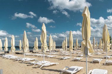 Sopot 'taki Baltık Denizi Sahili