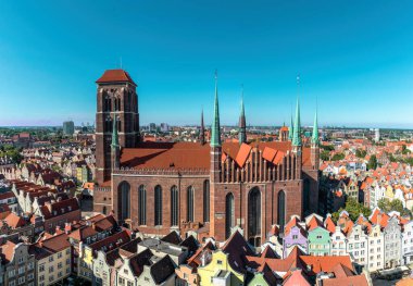 Gdansk 'taki Meryem Ana Bazilikası.
