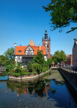 Old miller's house and watermill in Gdansk