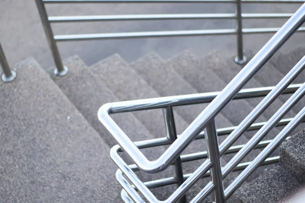 Kıvrımlı Merdivenler Çelik Saplar — Stok fotoğraf