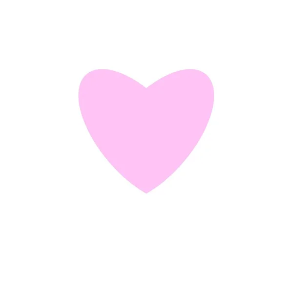 Heart Shaped Illustration Heart Card Valentine Day Background — ストック写真
