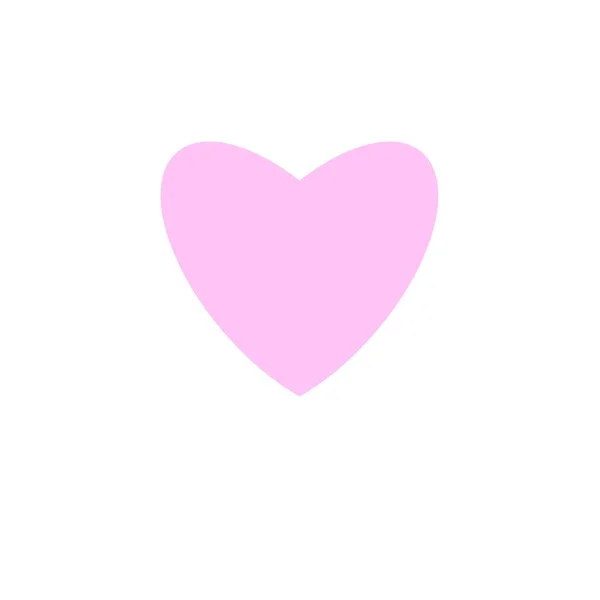 Heart Shaped Illustration Heart Card Valentine Day Background — Stock Fotó