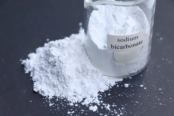 Sodium Bicarbonate Powder Used Laboratory Industry —  Fotos de Stock