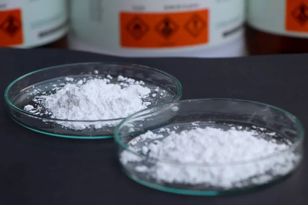 Calcium Carbonate Powder Used Laboratory Industry — 스톡 사진