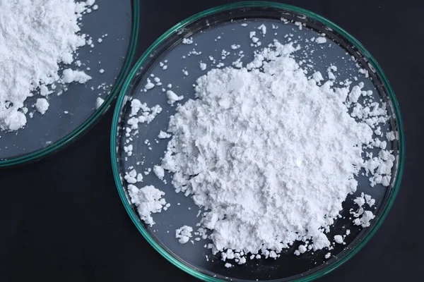Calcium Carbonate Powder Used Laboratory Industry — Fotografia de Stock
