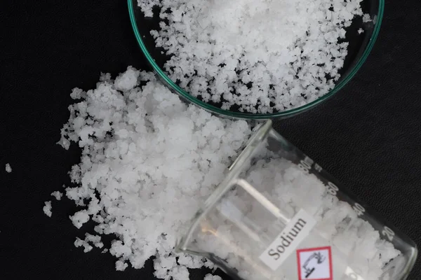 Sodium Powder Used Laboratory Test Industry —  Fotos de Stock