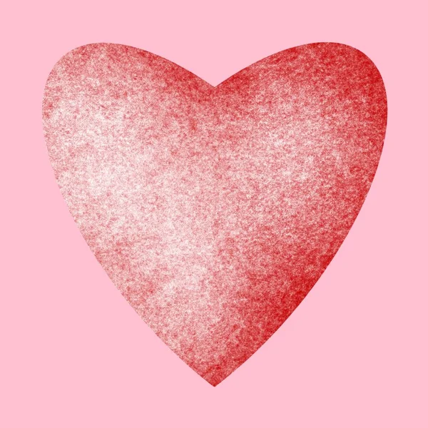 Heart Shaped Illustration Heart Card Valentine Day Love Icon — ストック写真