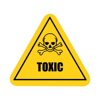 Zehirli sembol, sanayi veya laboratuarda kullanılan tehlikeler için kullanılır. 