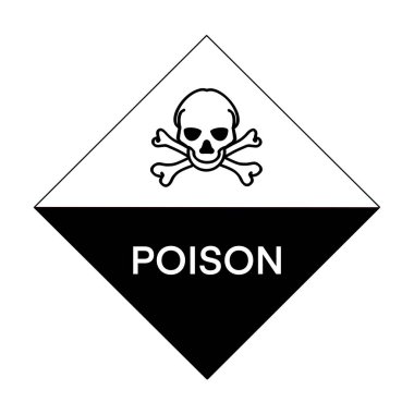 Toxic  symbol is used to warn of hazards, Symbols used in industry or laboratory 
