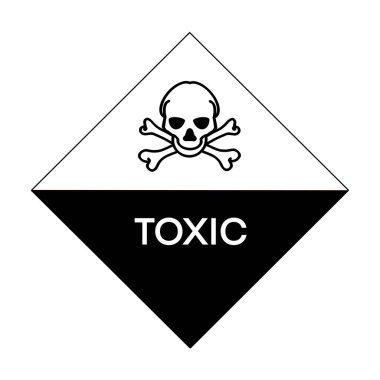 Toxic  symbol is used to warn of hazards, Symbols used in industry or laboratory 
