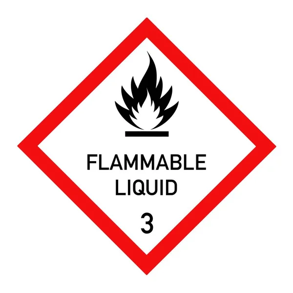 Flammable Symbol Used Warn Hazards Symbols Used Industry Laboratory — Foto de Stock