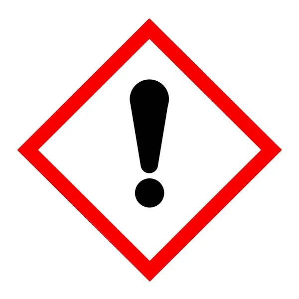 Exclamation Mark Symbol Used Warn Hazards Symbols Used Industry Laboratory — Stock Photo, Image