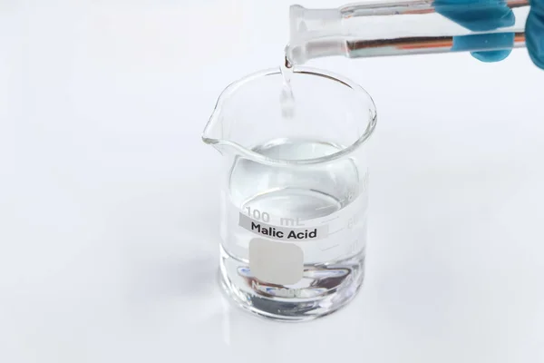 Malic Acid is a chemical ingredient in beauty product, chemicals used in laboratory