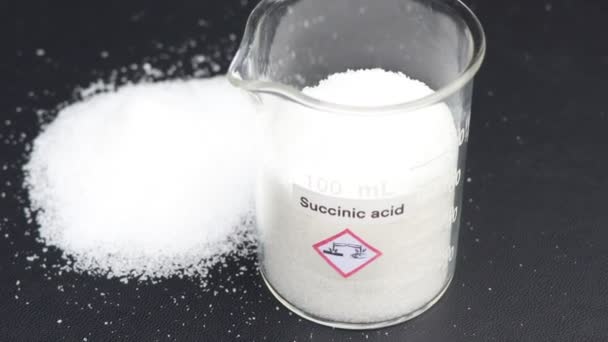 Succinic Acid Glass Chemical Laboratory Industry — Video