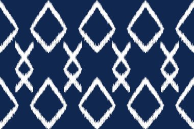 Resim, Ikat tekstil desenli duvar kağıdı baskısı, tekstil tasarımı için soyut