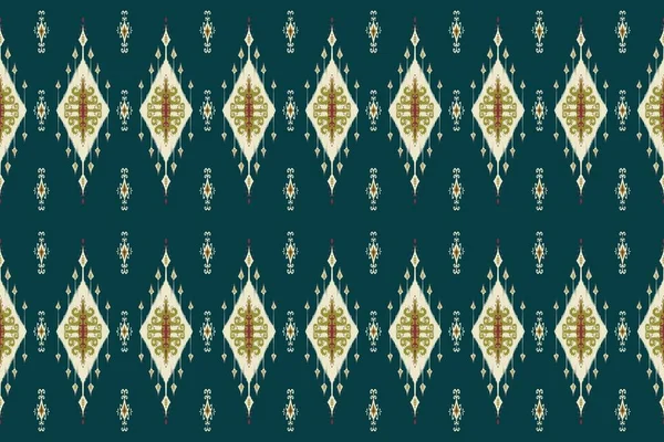 Illustration Ikat Printing Textile Pattern Wallpaper Abstract Textile Design — 图库照片