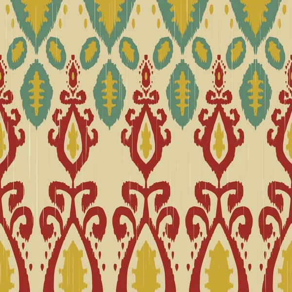 Illustration Ikat Printing Textile Pattern Wallpaper Abstract Textile Design — Photo